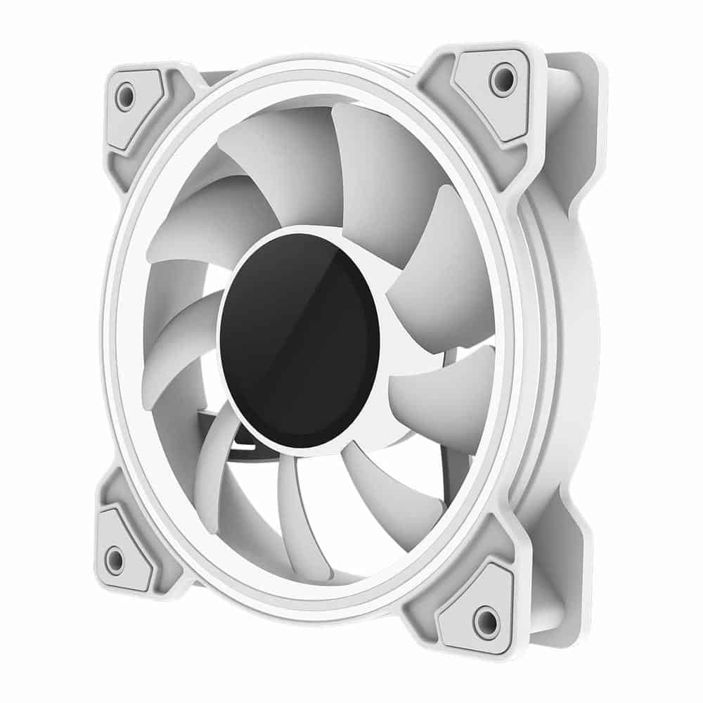 (image for) GameMax Infinity 120mm ARGB White Dual-Ring Infinity Fan